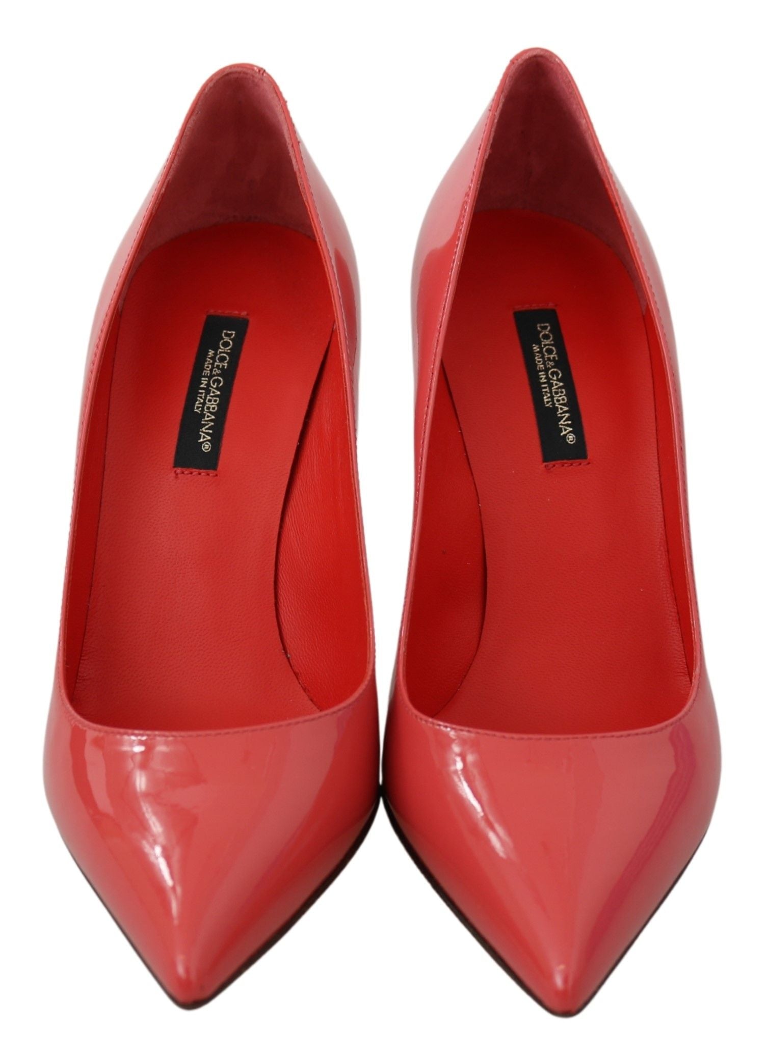 Elegant Dark Pink Patent Leather Pumps