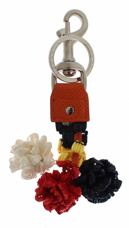 Sicilian Raffia Charm Keyring