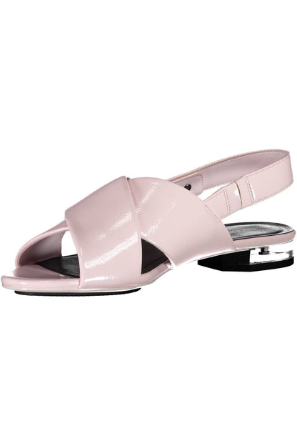 Pink Polyethylene Women Sandal