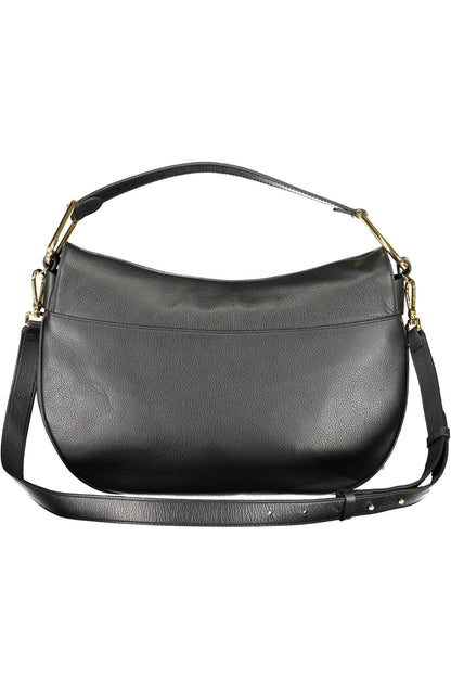 Black Leather Women Handbag