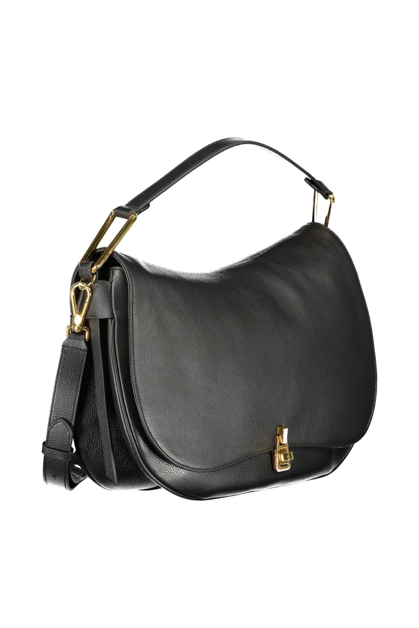 Black Leather Women Handbag