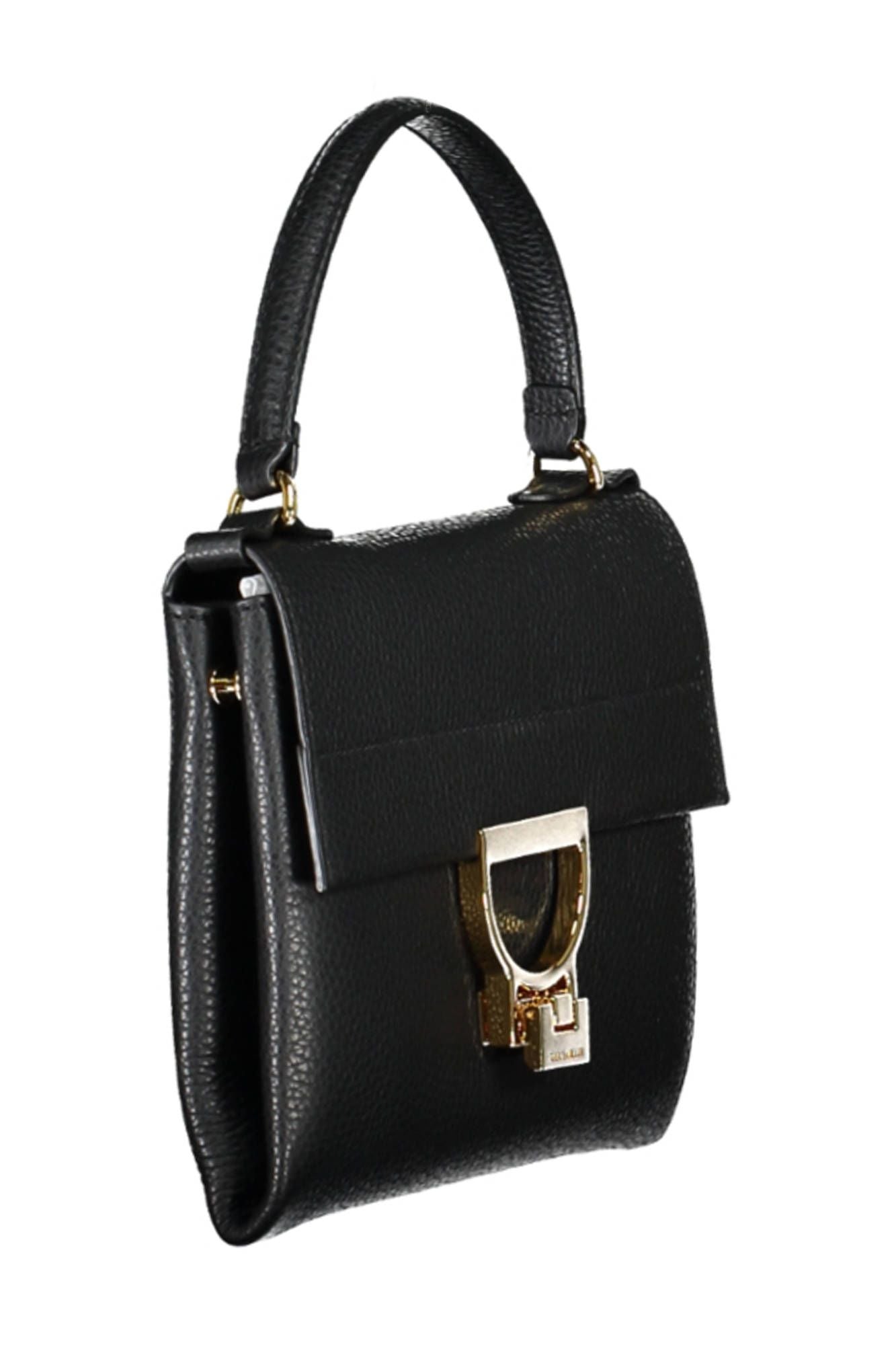 Black Leather Women Handbag