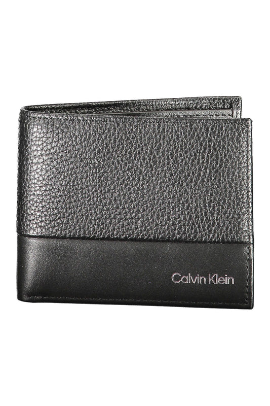 Black Leather Men Wallet