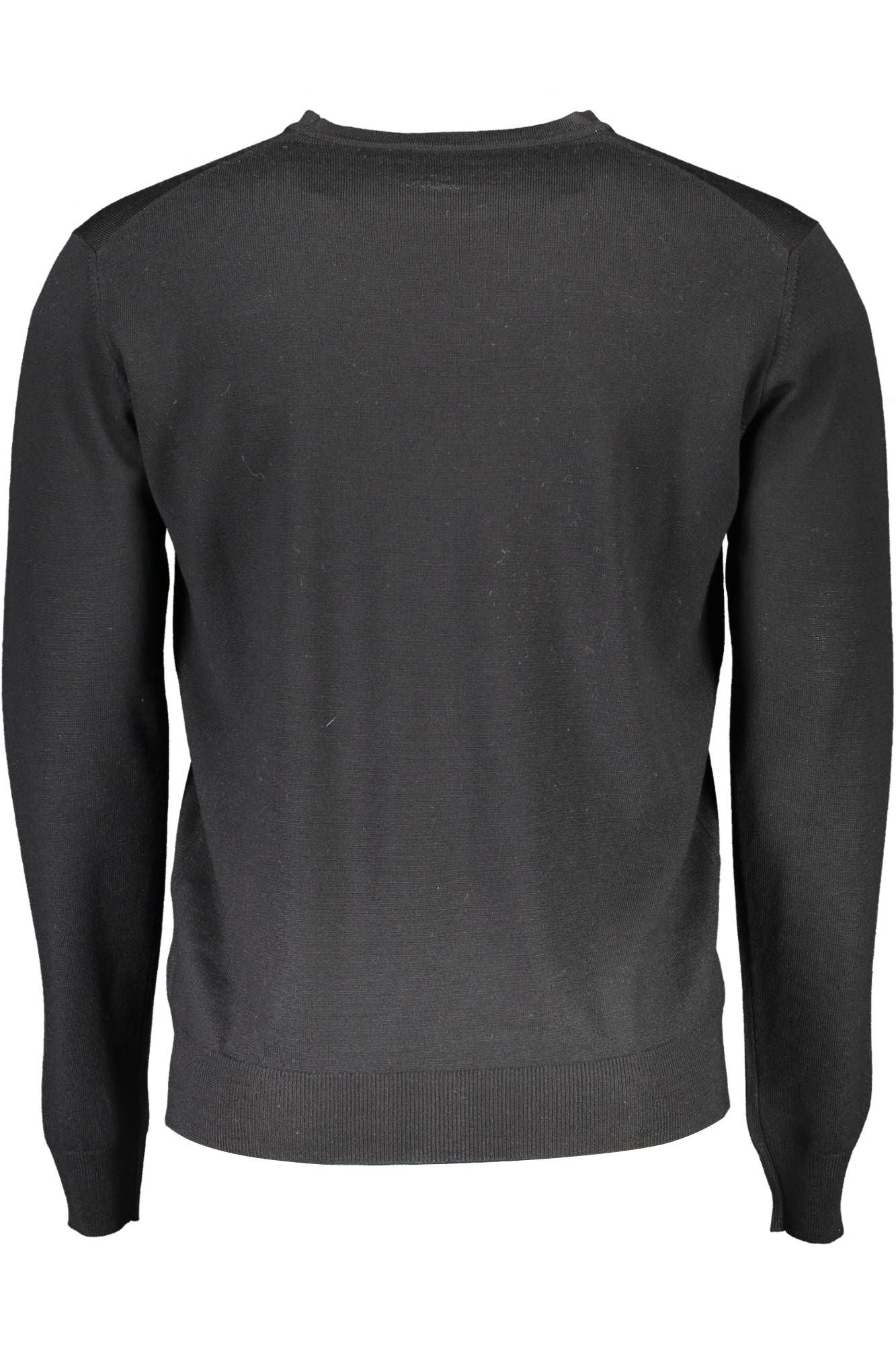 Black Wool Men Sweater