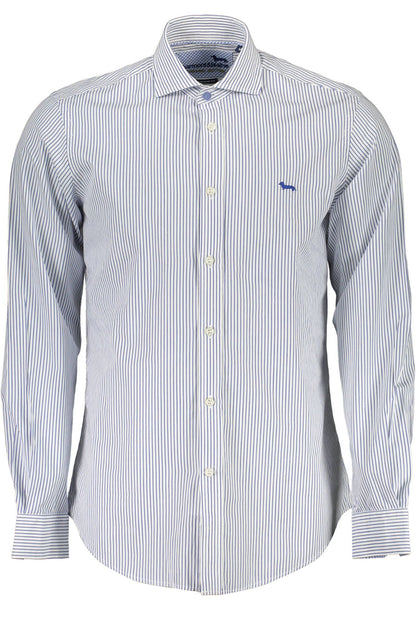 White Cotton Men Shirt