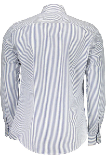 White Cotton Men Shirt