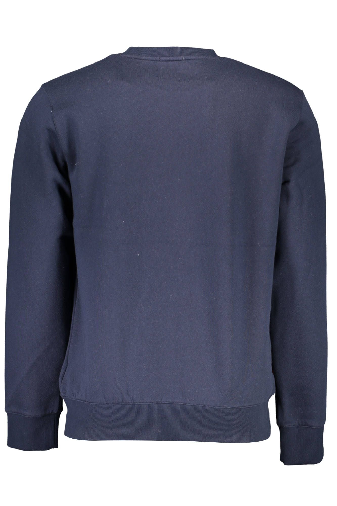 Blue Cotton Men Sweater