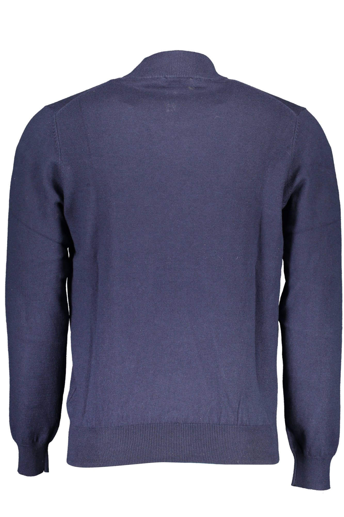 Blue Cotton Men Sweater