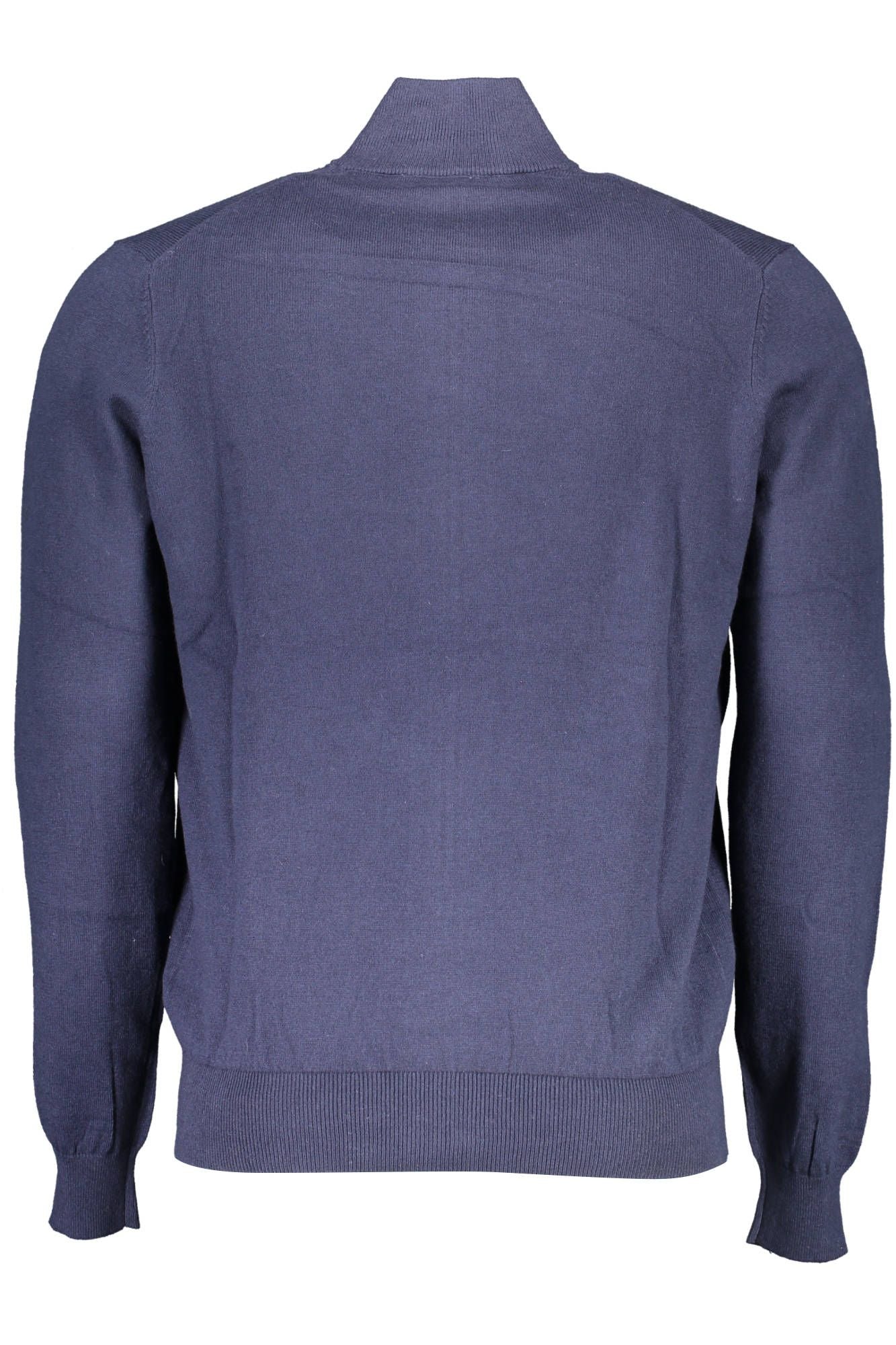 Blue Cotton Men Sweater