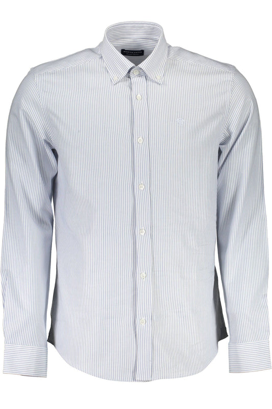 Light Blue Cotton Men Shirt