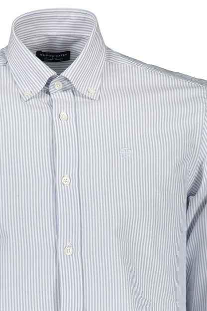 Light Blue Cotton Men Shirt