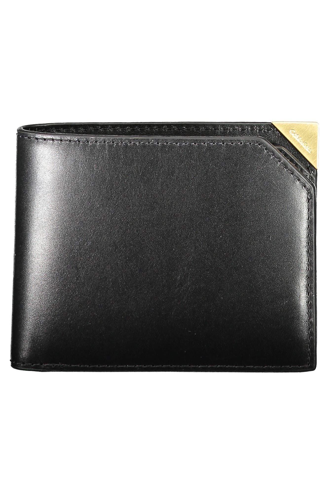 "Black Leather Men Wallet"