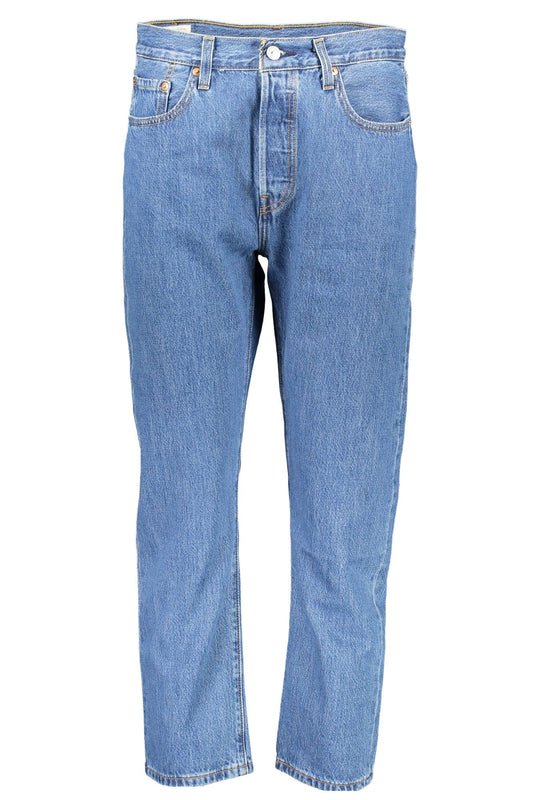 Blue Cotton Women Jean