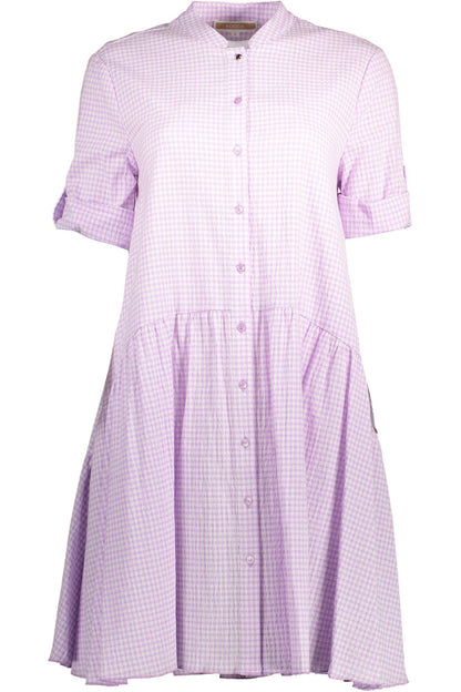 Pink Cotton Women Dress