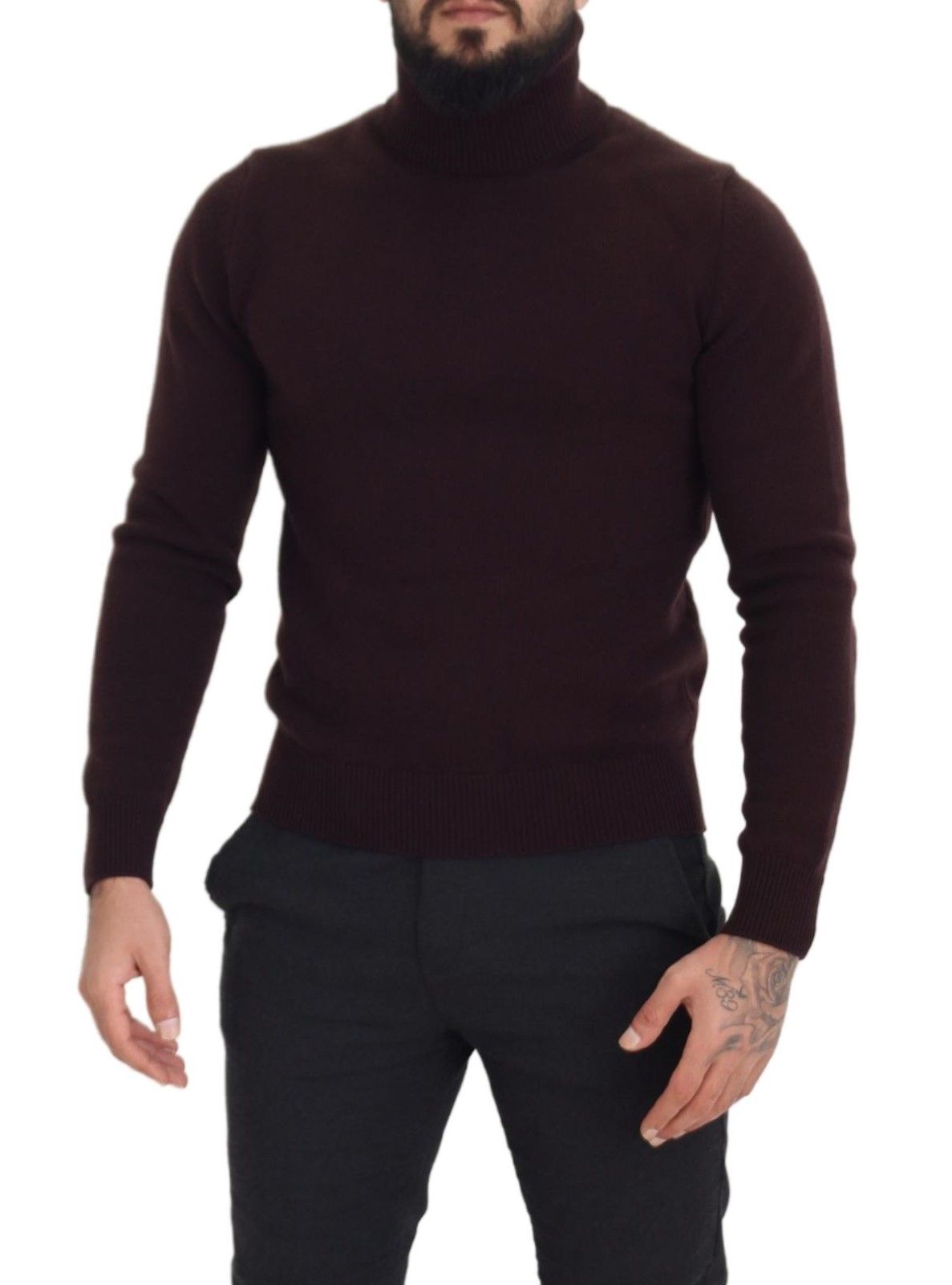 Elegant Turtleneck Wool Pullover Sweater