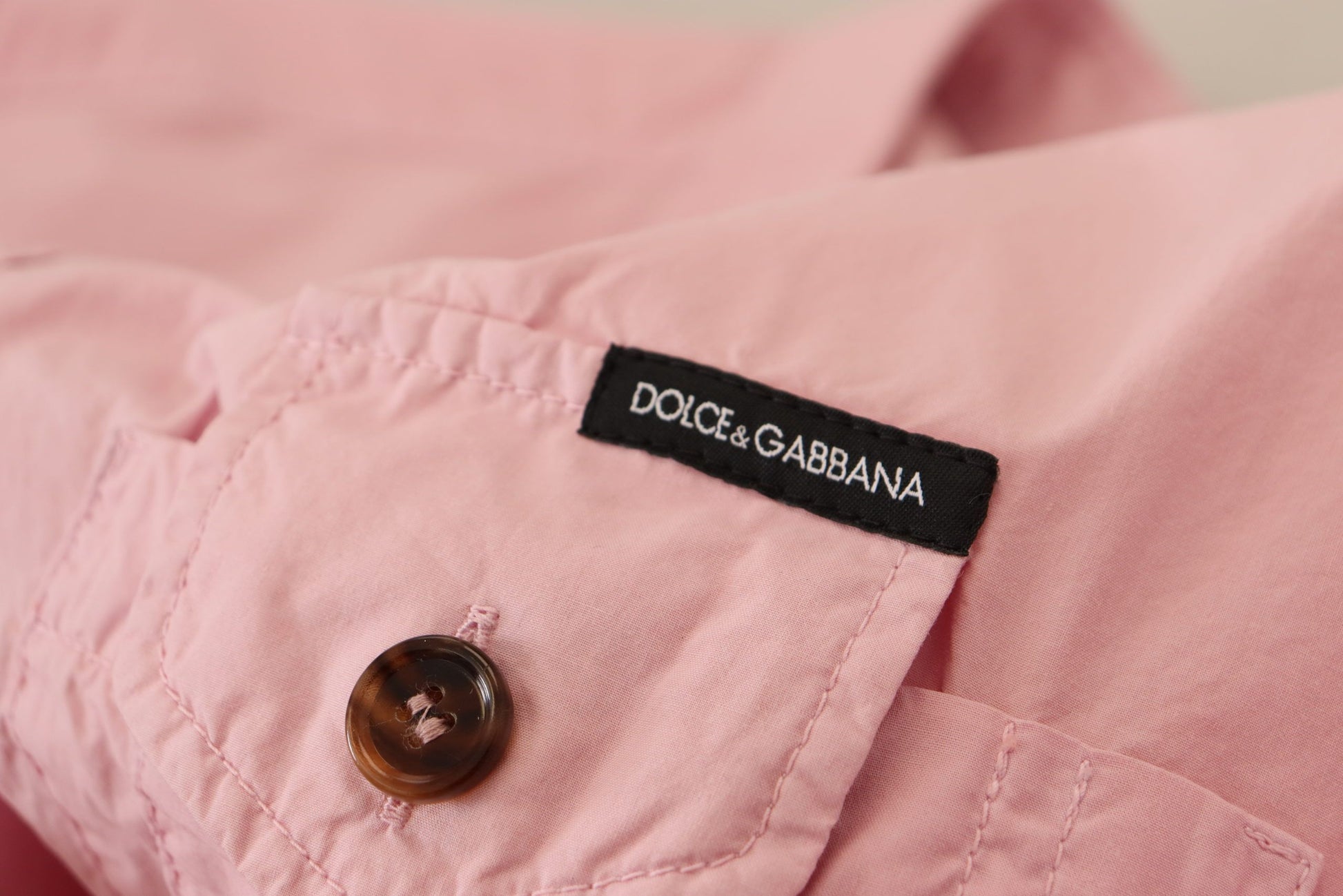 Elegant Pink Casual Cotton Shirt