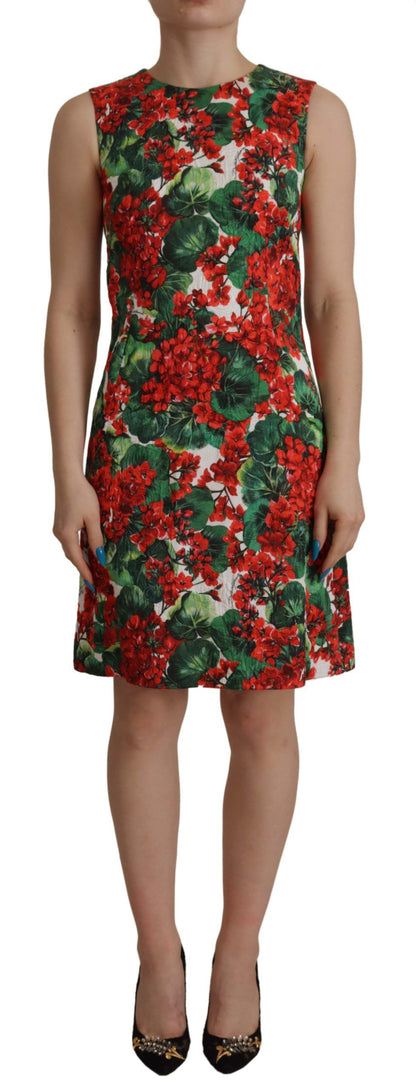 Multicolor Floral A-Line Dress