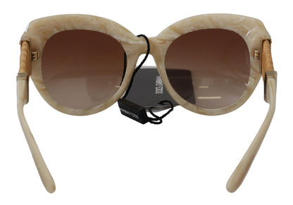 Beige Chic Acetate Women's Sunglasses