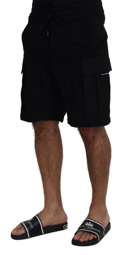 Elevate Your Summer: Classic Black Bermuda Shorts