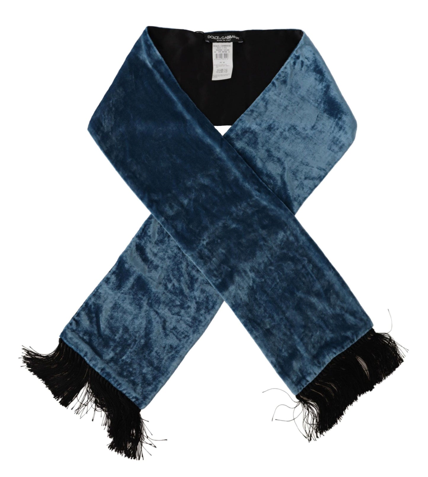 Elegant Silk Men's Scarf in Regal Blue