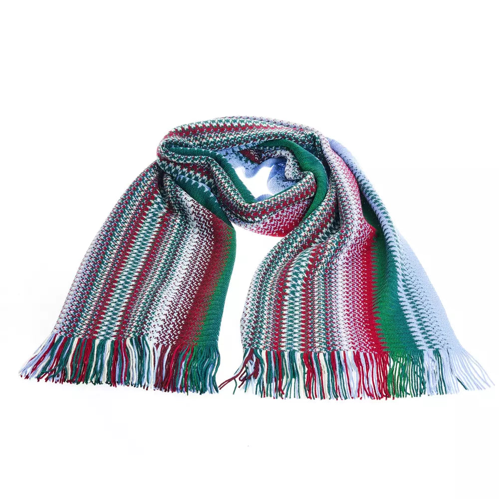 Multicolor Wool Men Scarf