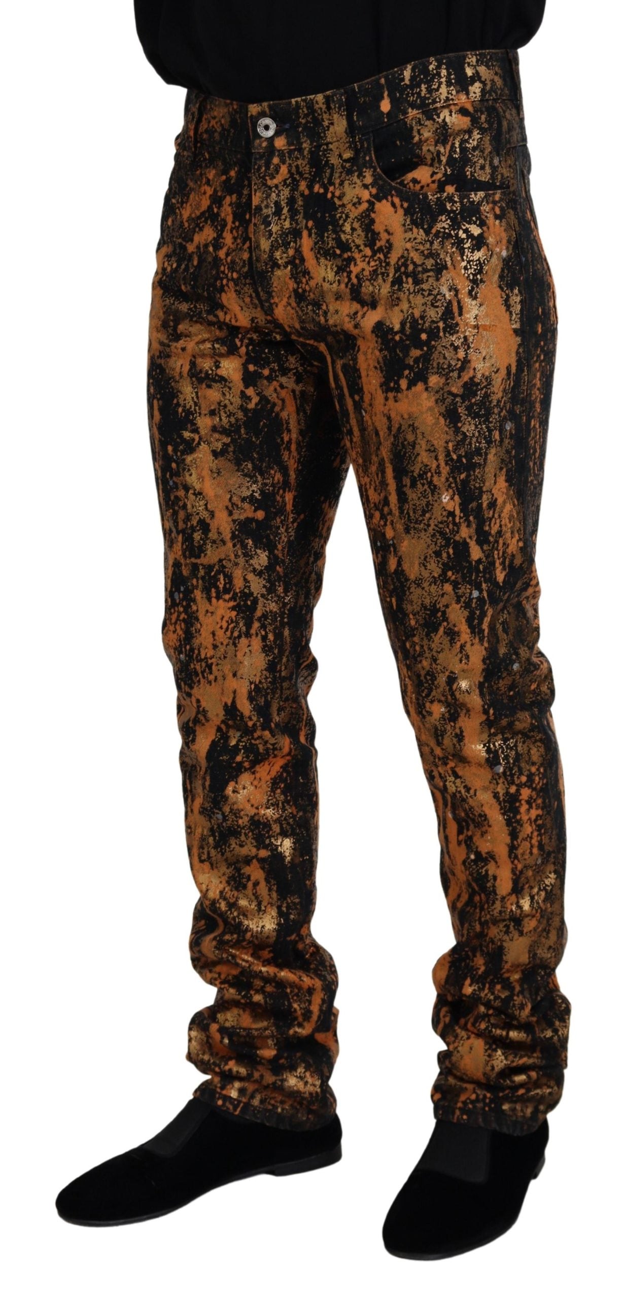 Golden Ash Cotton Denim Pants