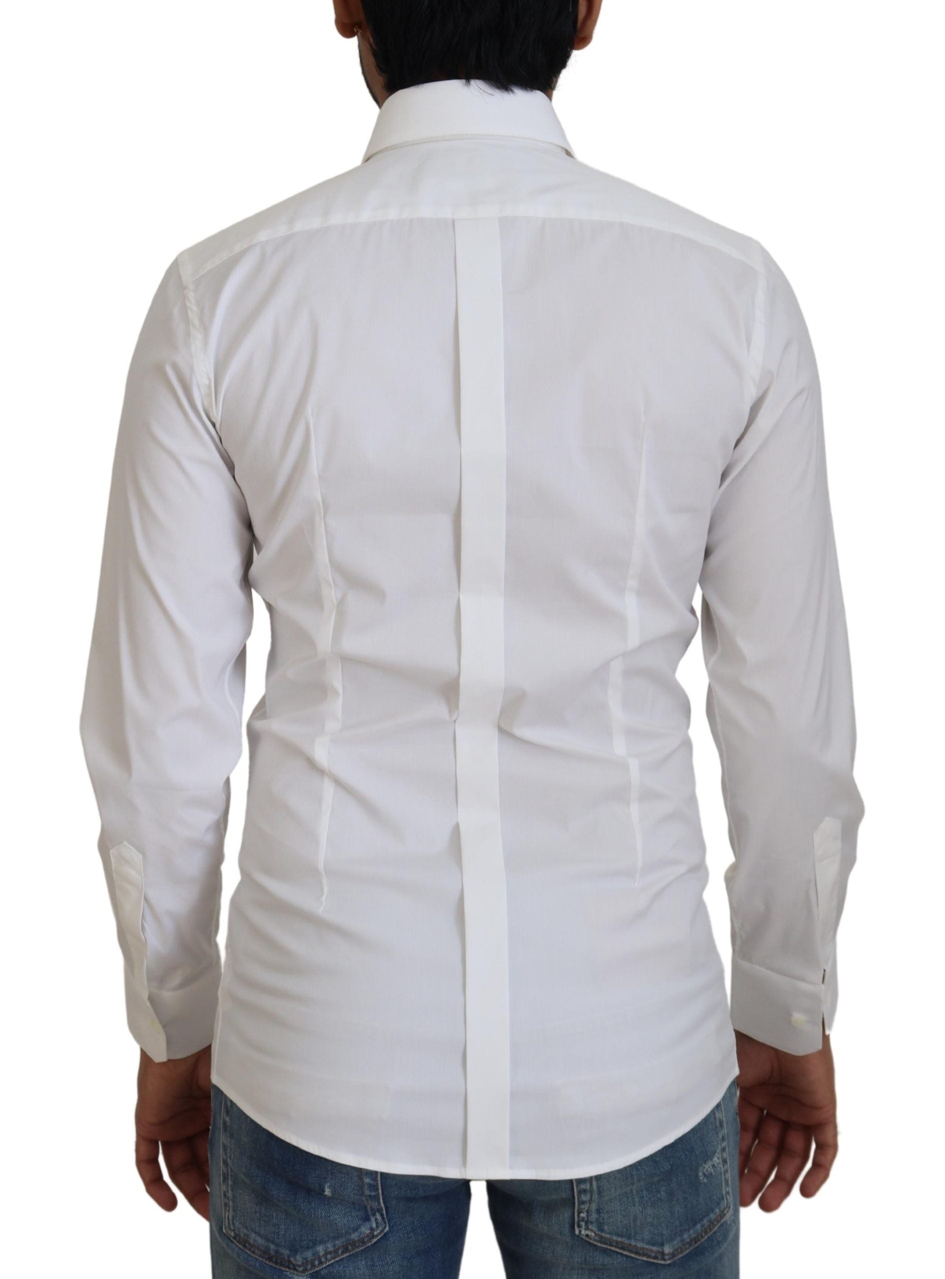 Dazzling White Slim Fit Dress Shirt