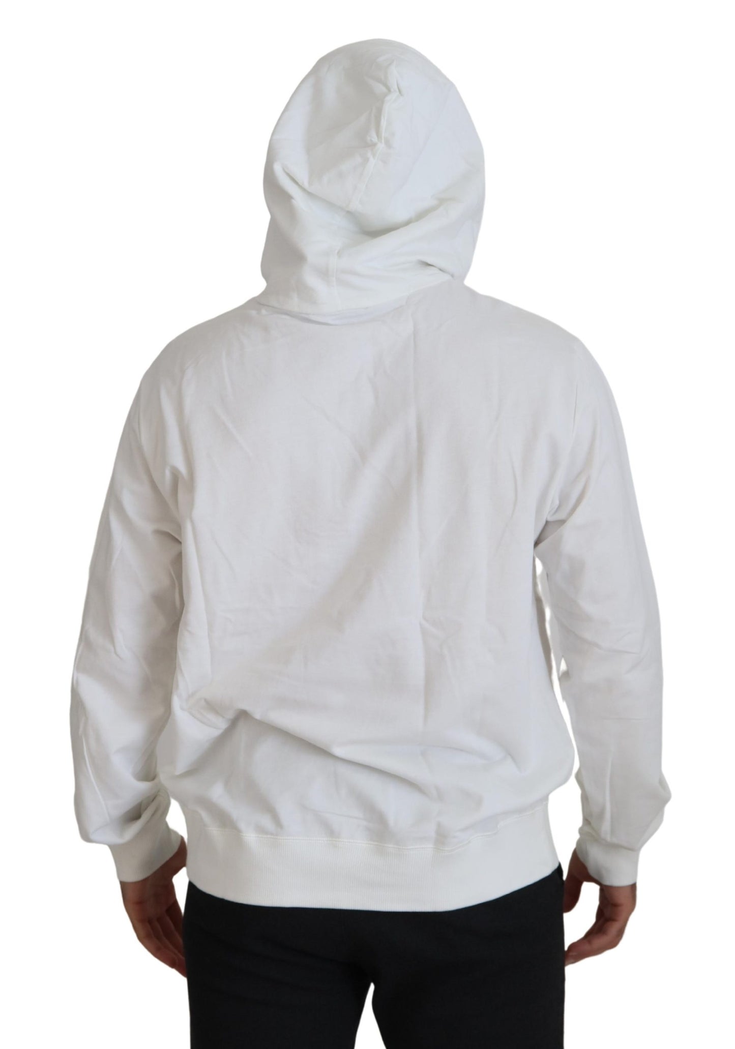 Stunning White Hooded Sweater