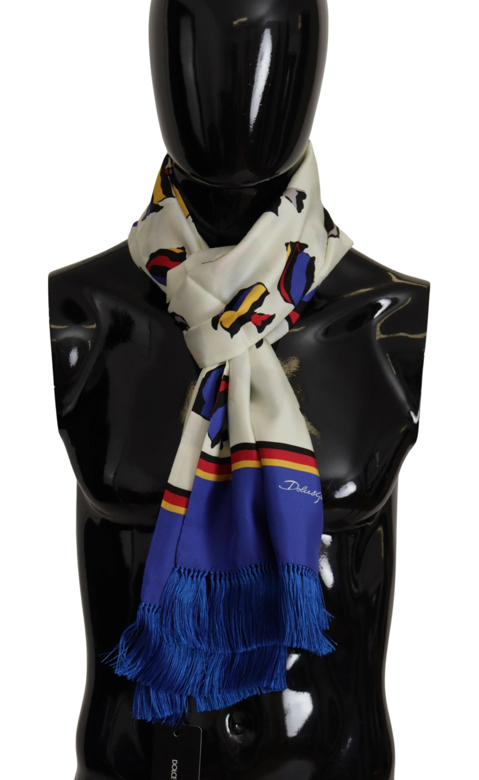 Multicolor Silk Men's Scarf Wrap