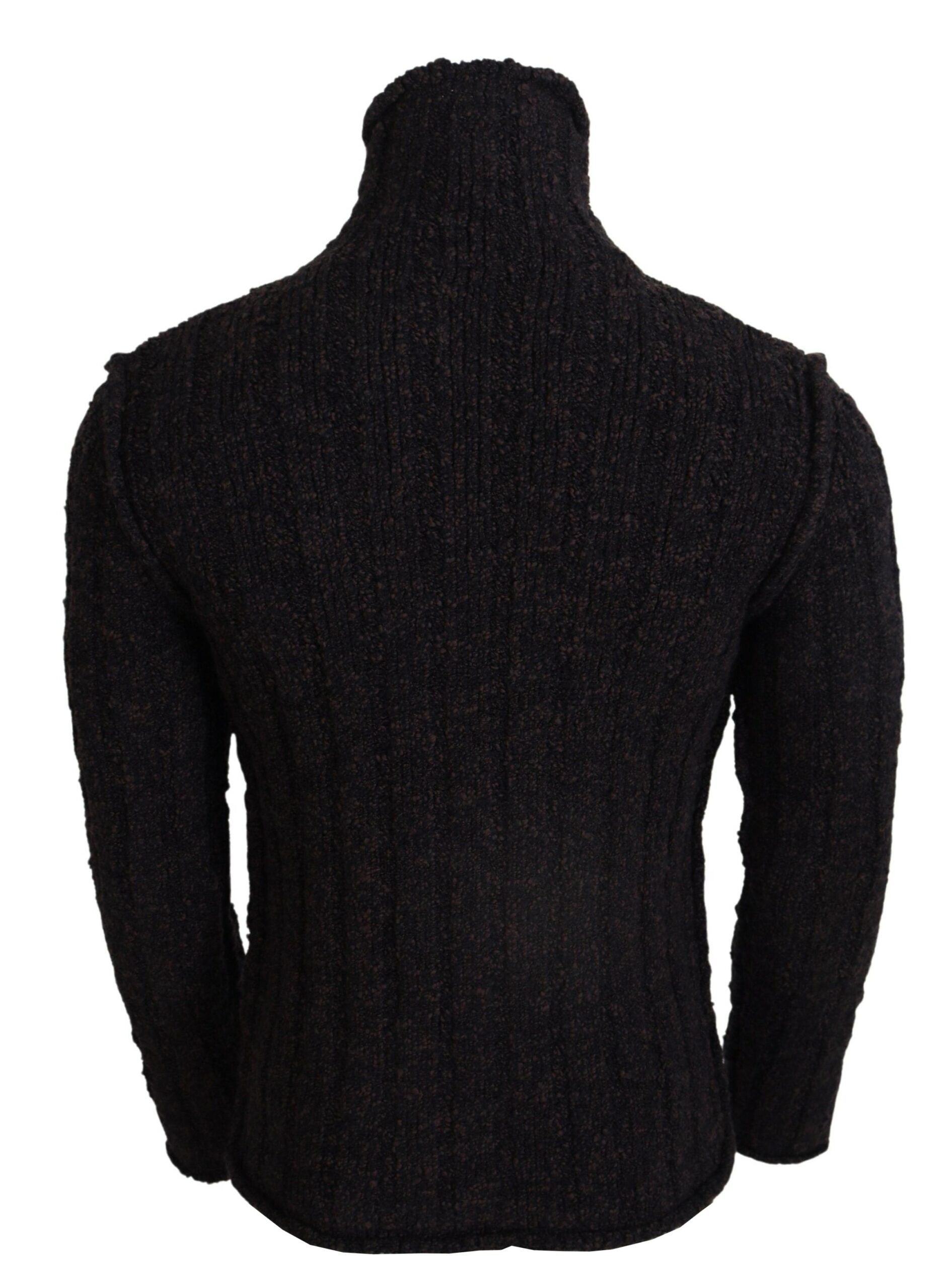 Elegant Turtleneck Wool-Blend Sweater