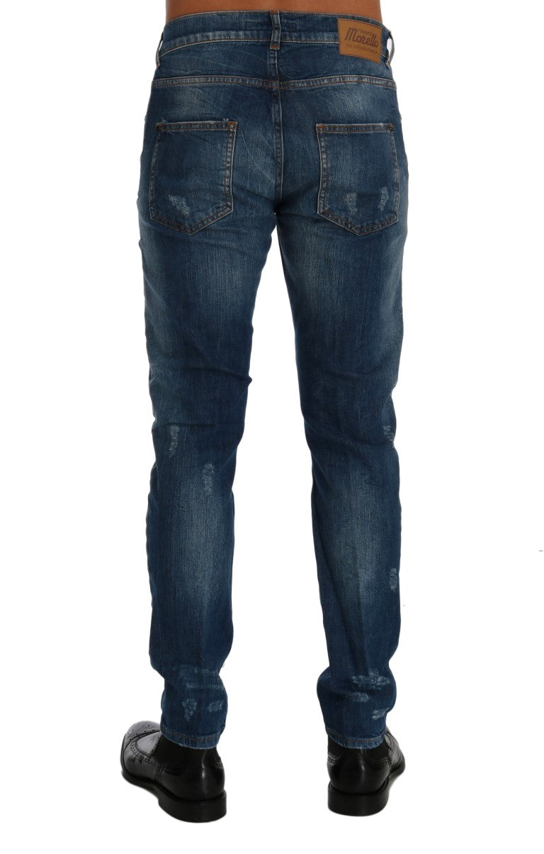 Chic Slim Fit Blue Wash Jeans