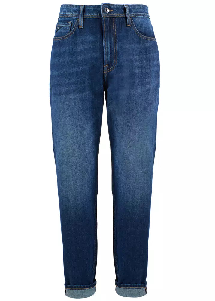 Blue Cotton Men's Jean