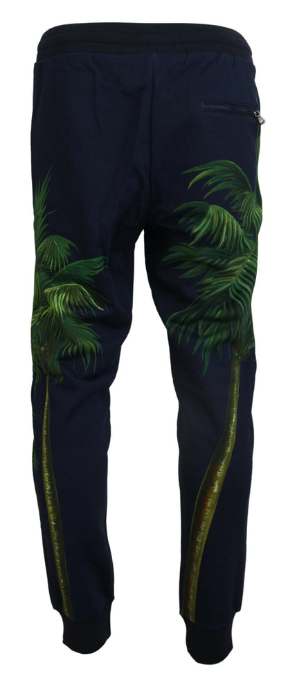 Elegant Cotton Jogging Pants with Print Design