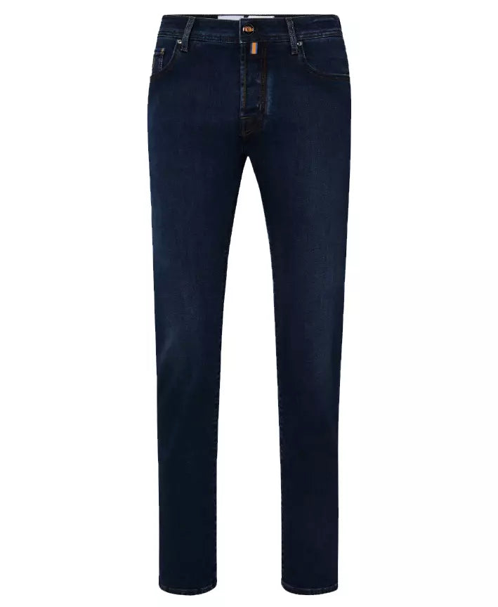 Blue Cotton Men Slim-fit Jean