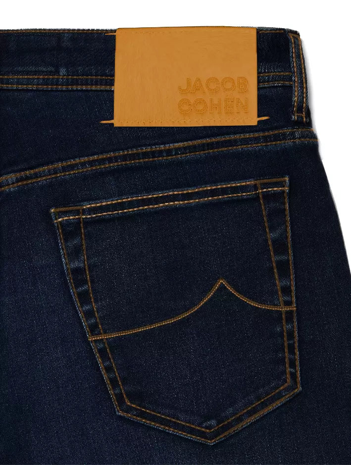 Blue Cotton Men Slim-fit Jean