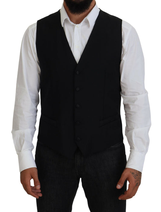 Elegant Single Breasted Formal Vest