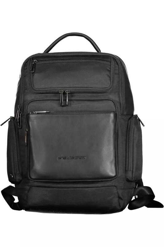 Black RPET Men Backpack