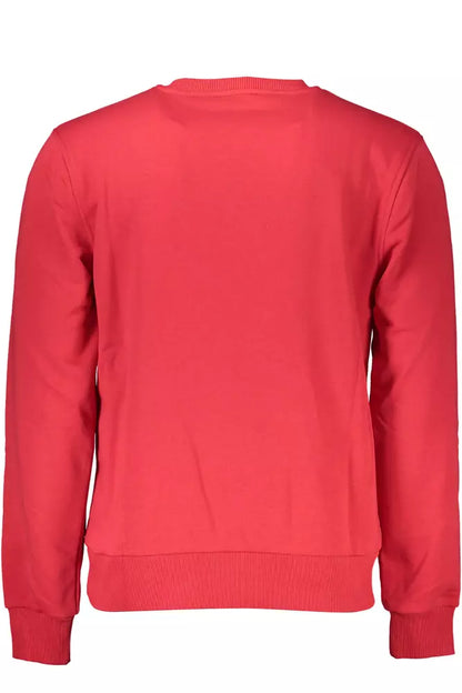 Red Cotton Men Sweater