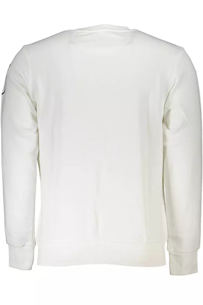 White Cotton Men Sweater