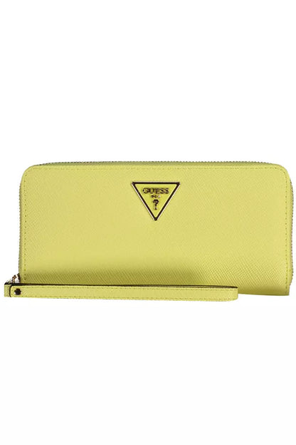 Yellow Polyethylene Women Wallet