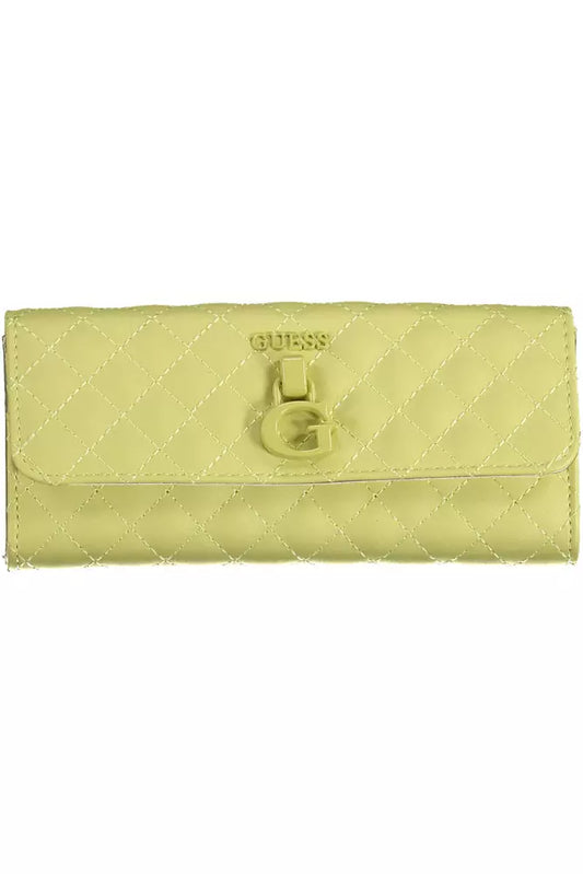 Yellow Polyethylene Women Wallet