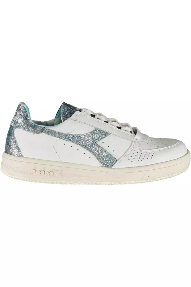 White Leather Women Sneaker