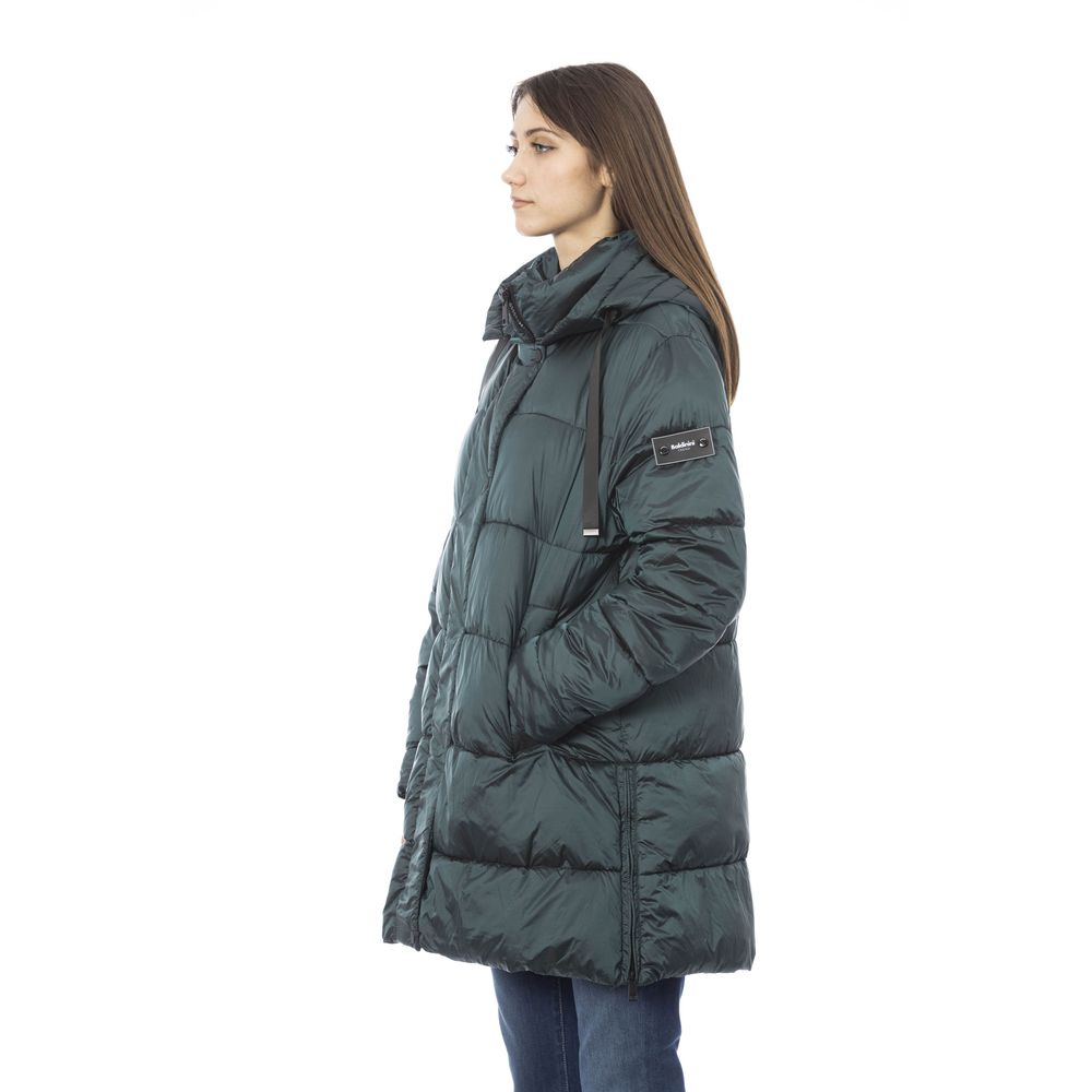 Green Polyester Women Jacket