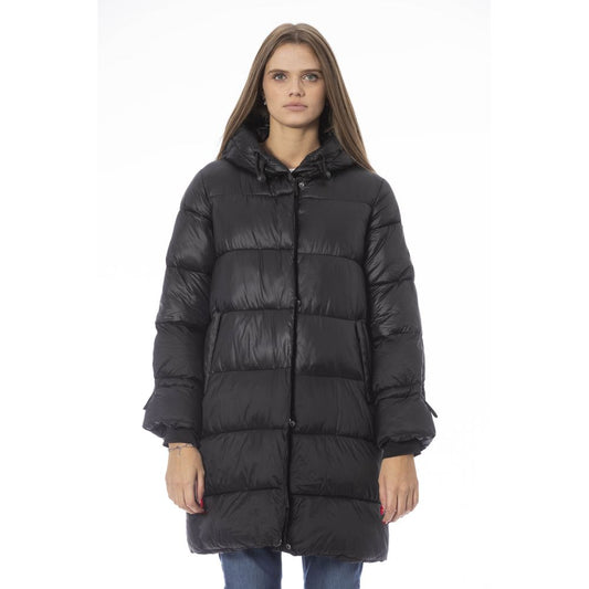 Black Nylon Women Jacket