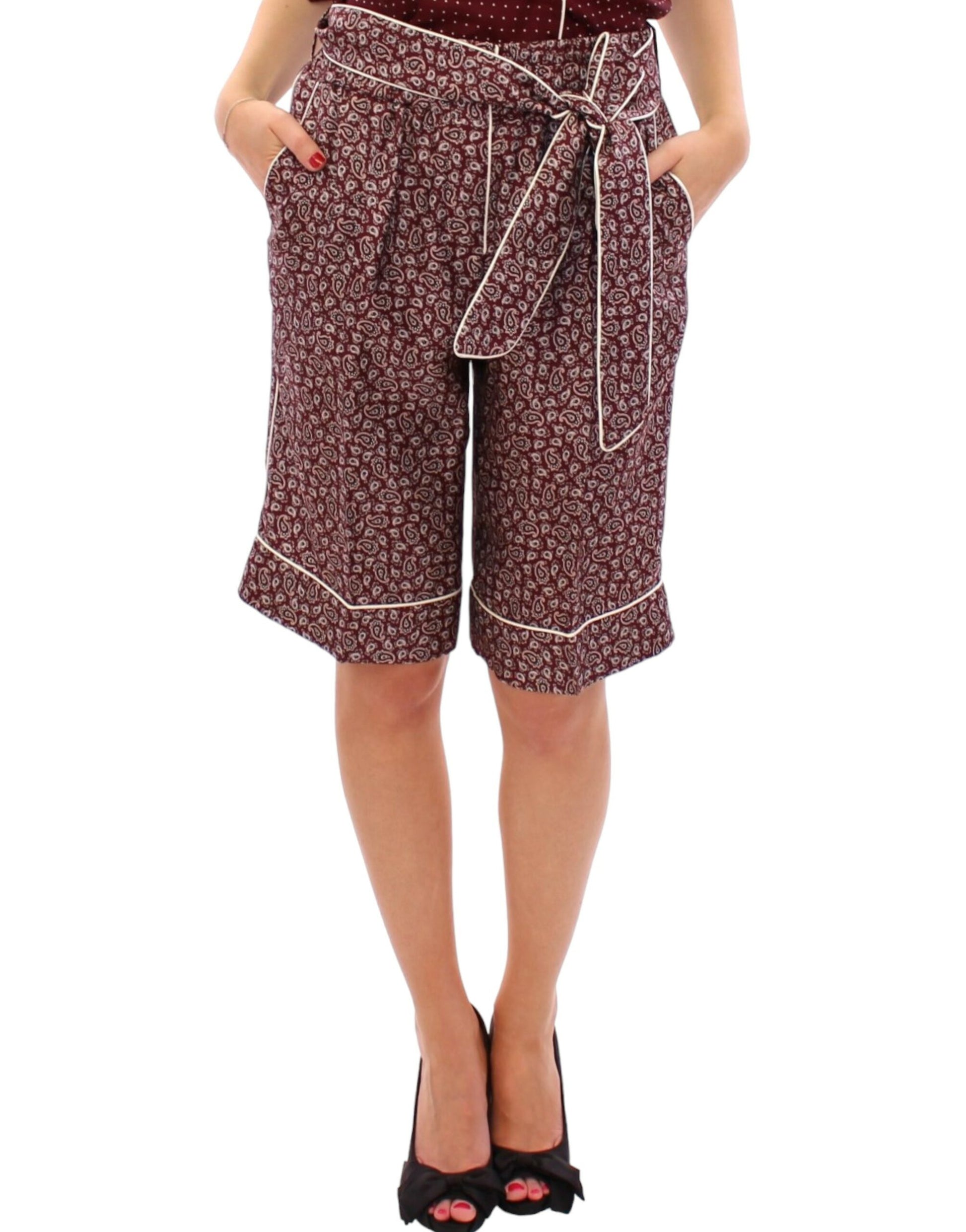 Chic Silk Pajama Shorts