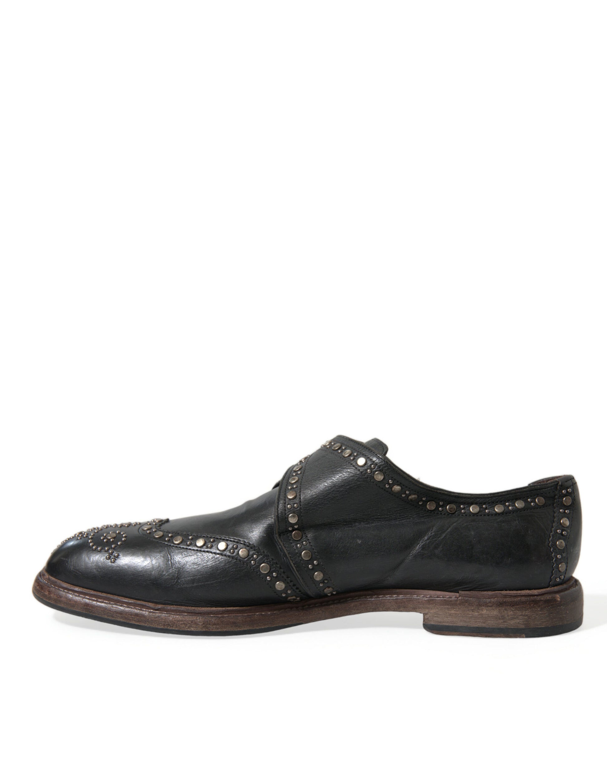 Elegant Calfskin Leather Monk Straps