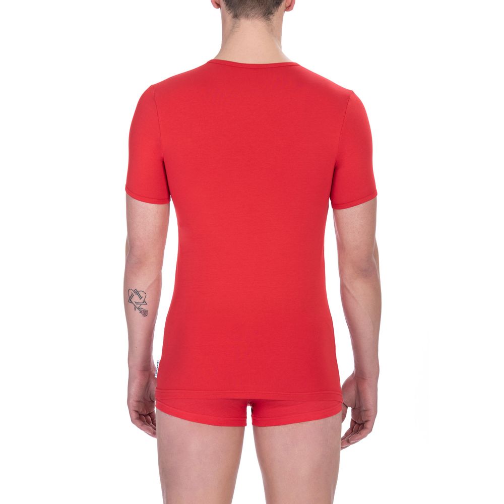 "Red Cotton Men's T-Shirt"