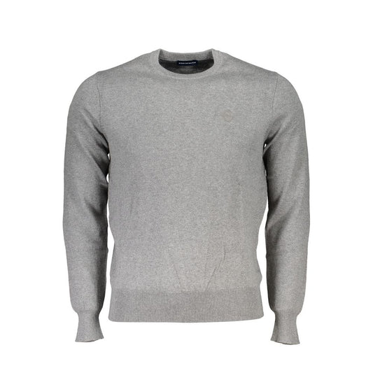 Gray Polyamide Men Sweater