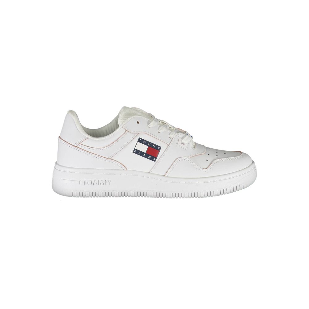 White Leather Women Sneaker