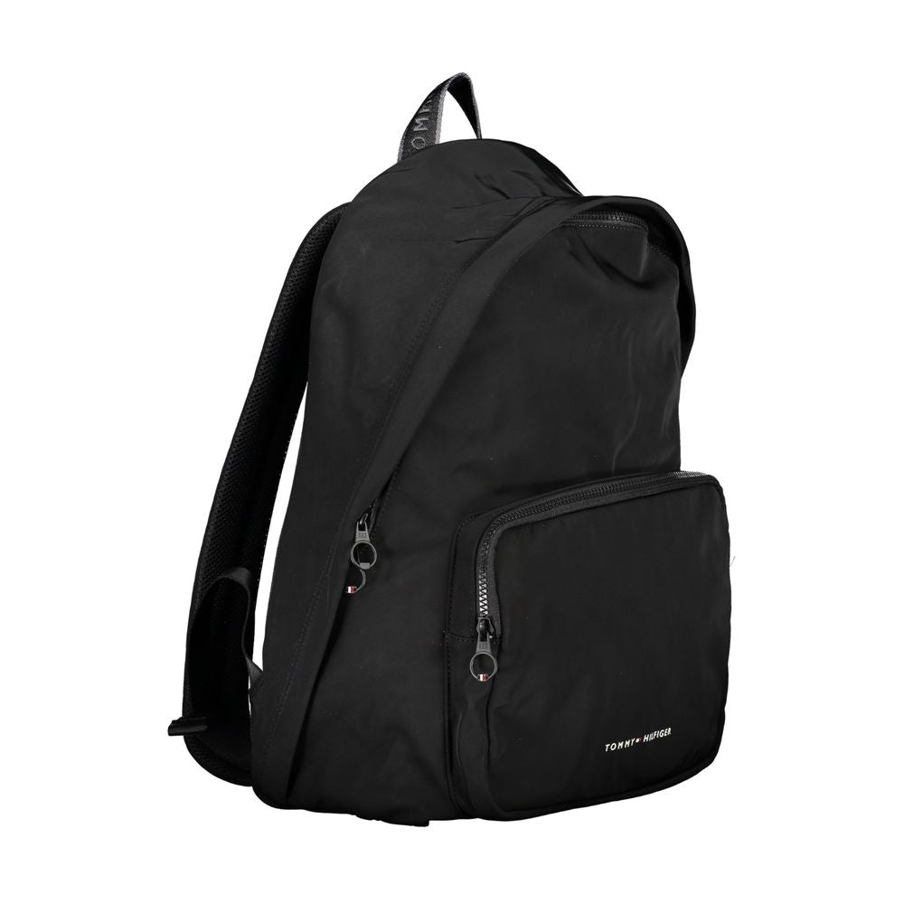 Chic Urban Black Backpack with Laptop Compartment